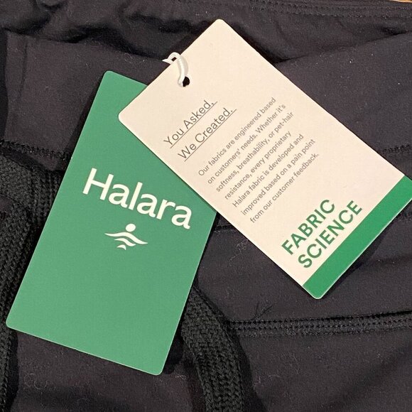 NWT Halara High Waisted Drawstring Side Pocket Full Length Joggers L Black #103Y - Picture 16 of 16